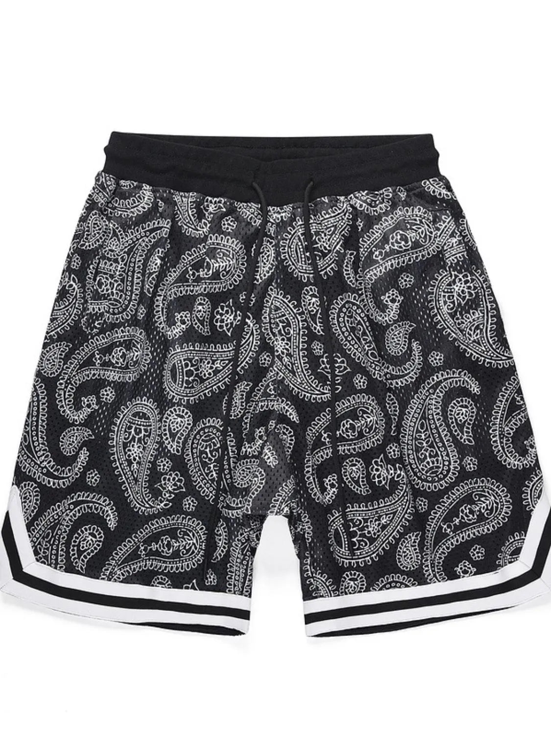 Men's Drawstring Printed Shorts
