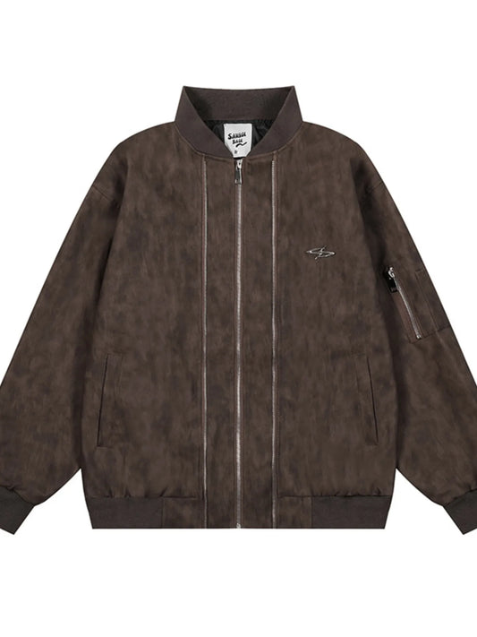 Men's Zip Up Long Sleeve Jacket